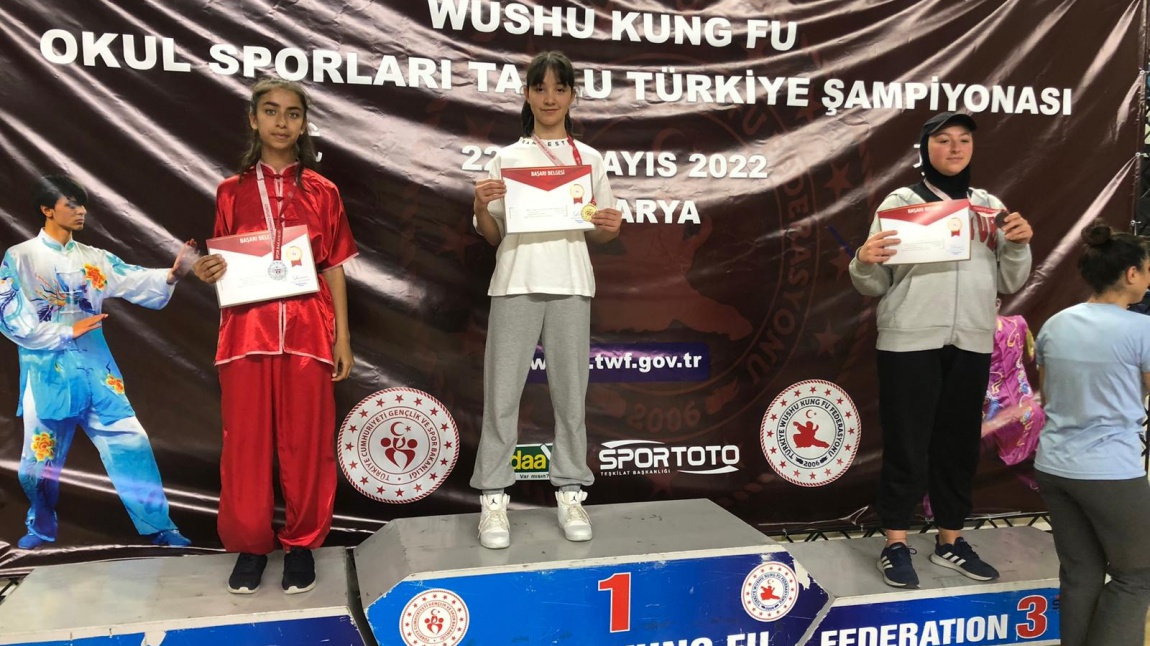 Öğrencimizin Okullararası Türkiye  Wushu Kungfu Yarışmasındaki Başarısı